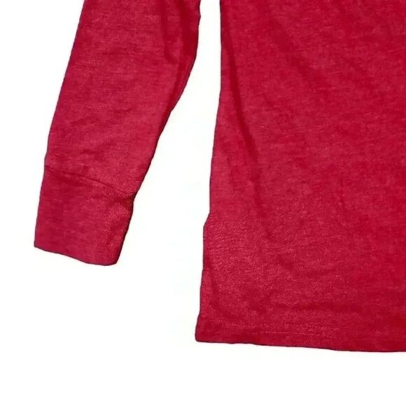 Disney Girl's Red Cotton/Poly Winnie the Pooh Hunny Crew Neck Long Sleeve T-shir - Picture 8 of 10